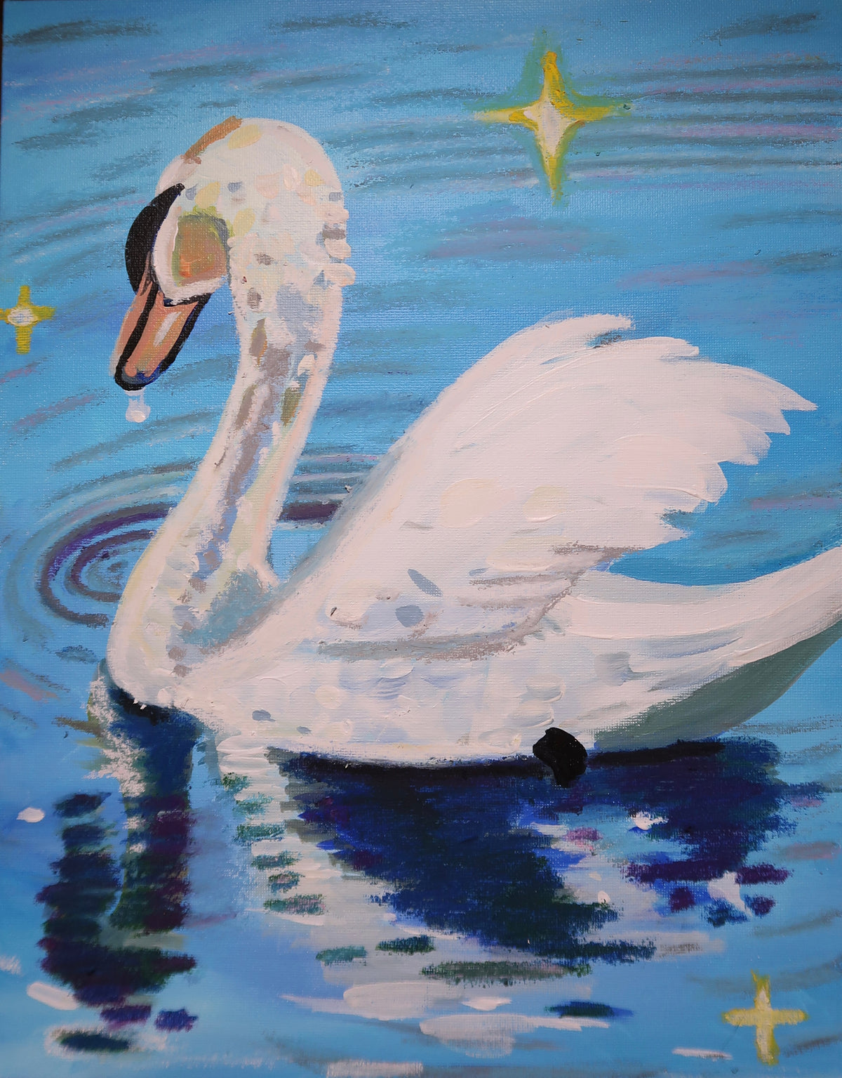Swan Print (4" x 5")